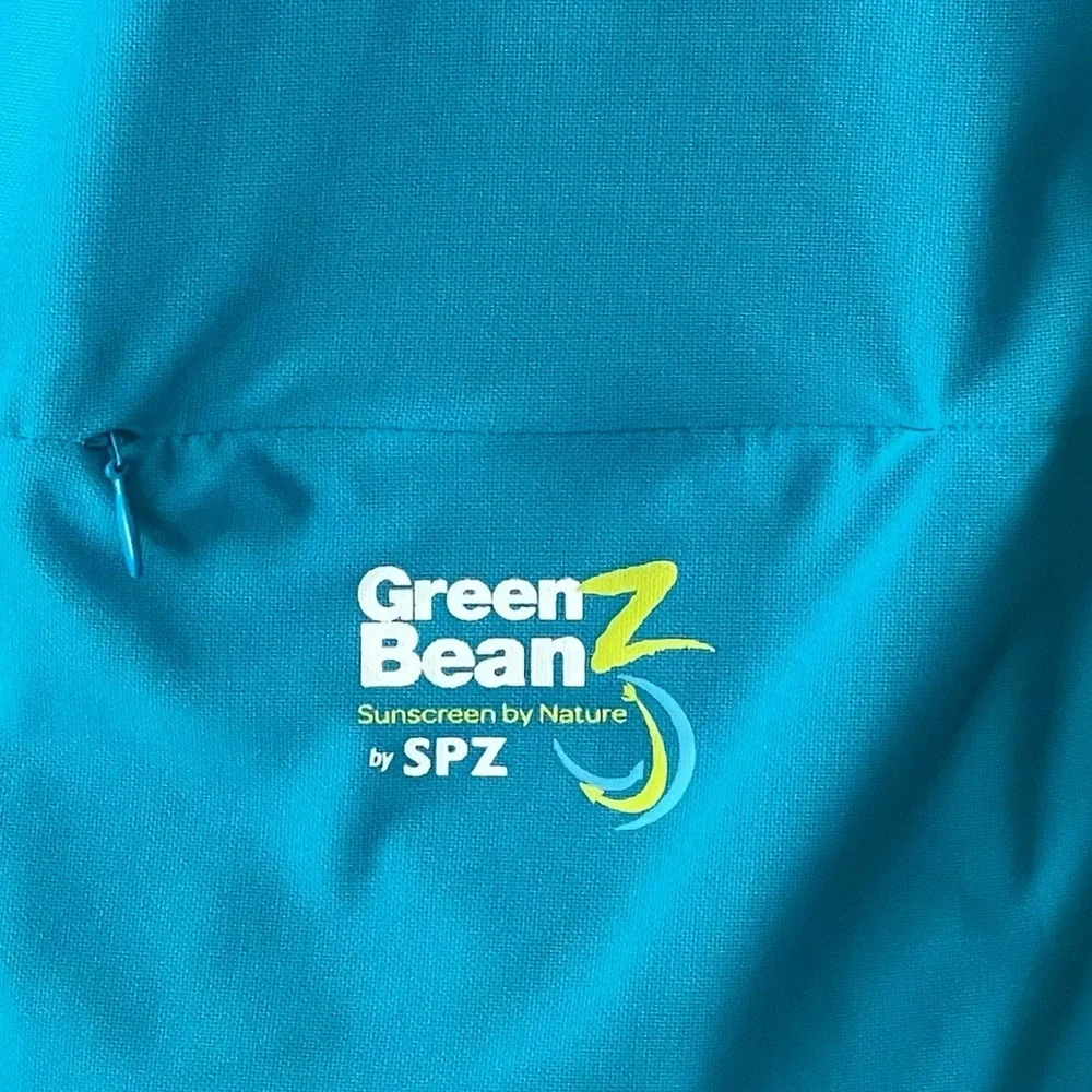 Greenbeanz | Blue Short Sleeve Rash Guard Jersey Womens size XL